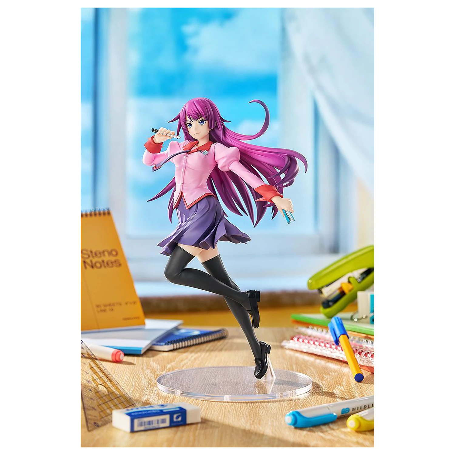 MONOGATARI Hitagi Senjyogahara Pop Up Parade L figure 23cm product photo