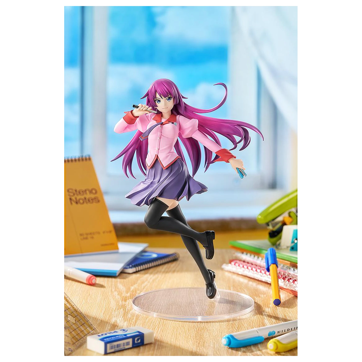 MONOGATARI Hitagi Senjyogahara Pop Up Parade L figure 23cm product photo
