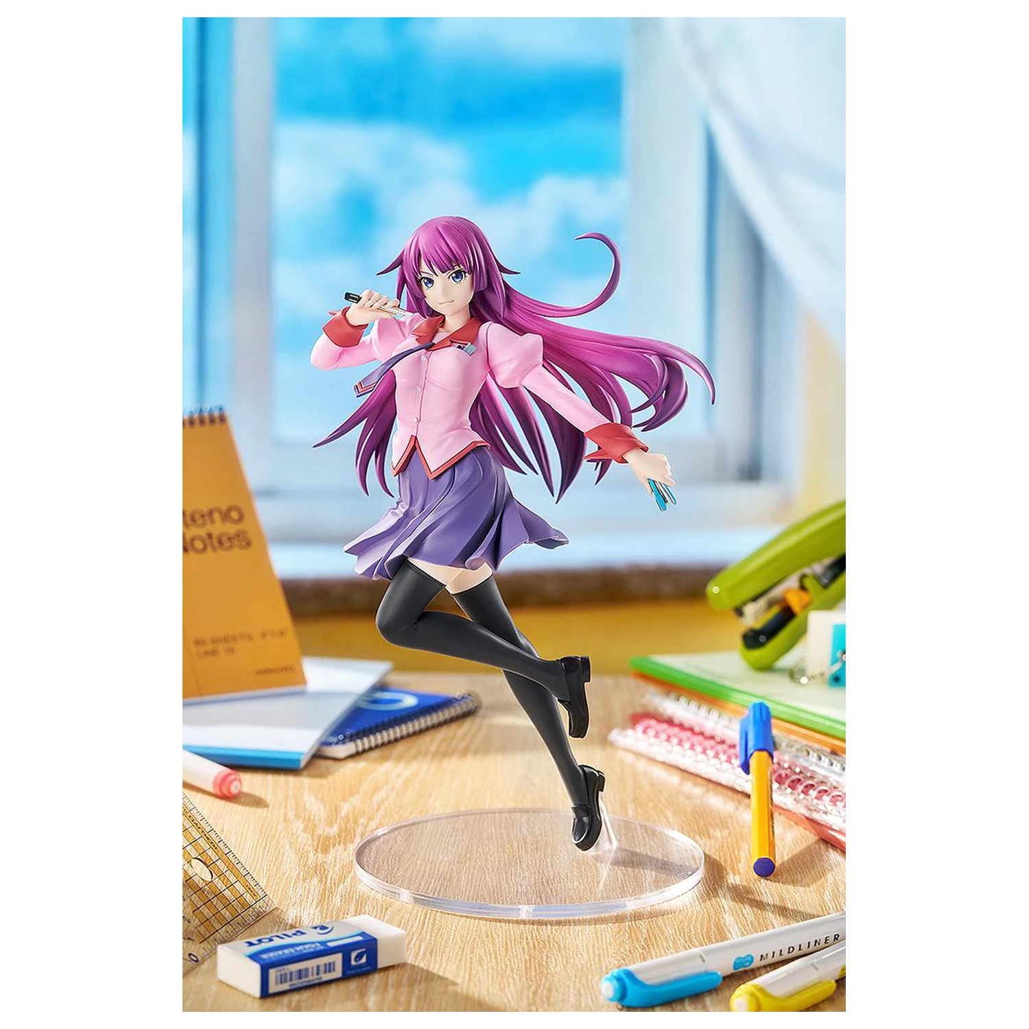 MONOGATARI Hitagi Senjyogahara Pop Up Parade L figure 23cm product photo
