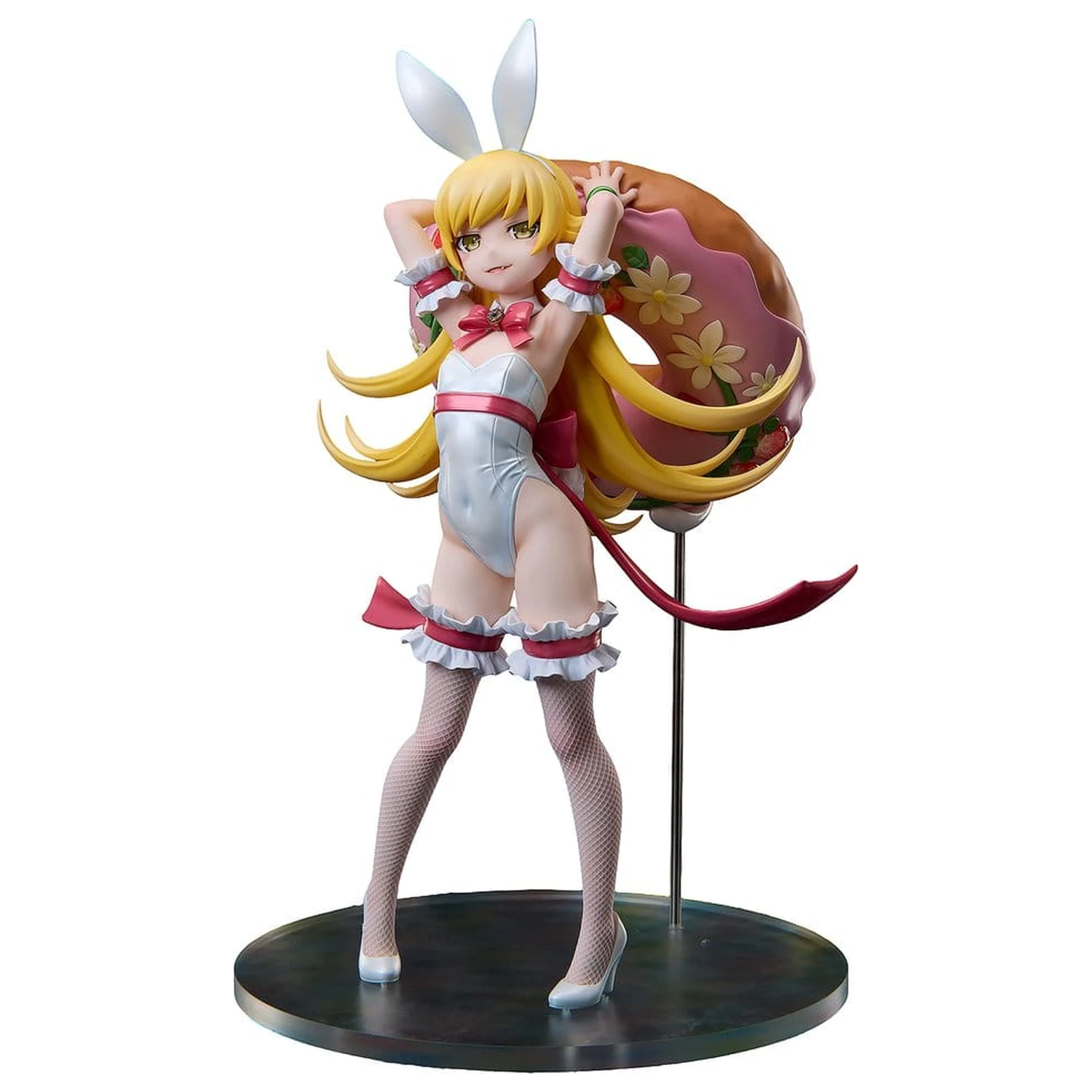 Monogatari Series PVC Statue 1/4 Shinobu Oshino White Bunny Ver. 35 cm    product photo