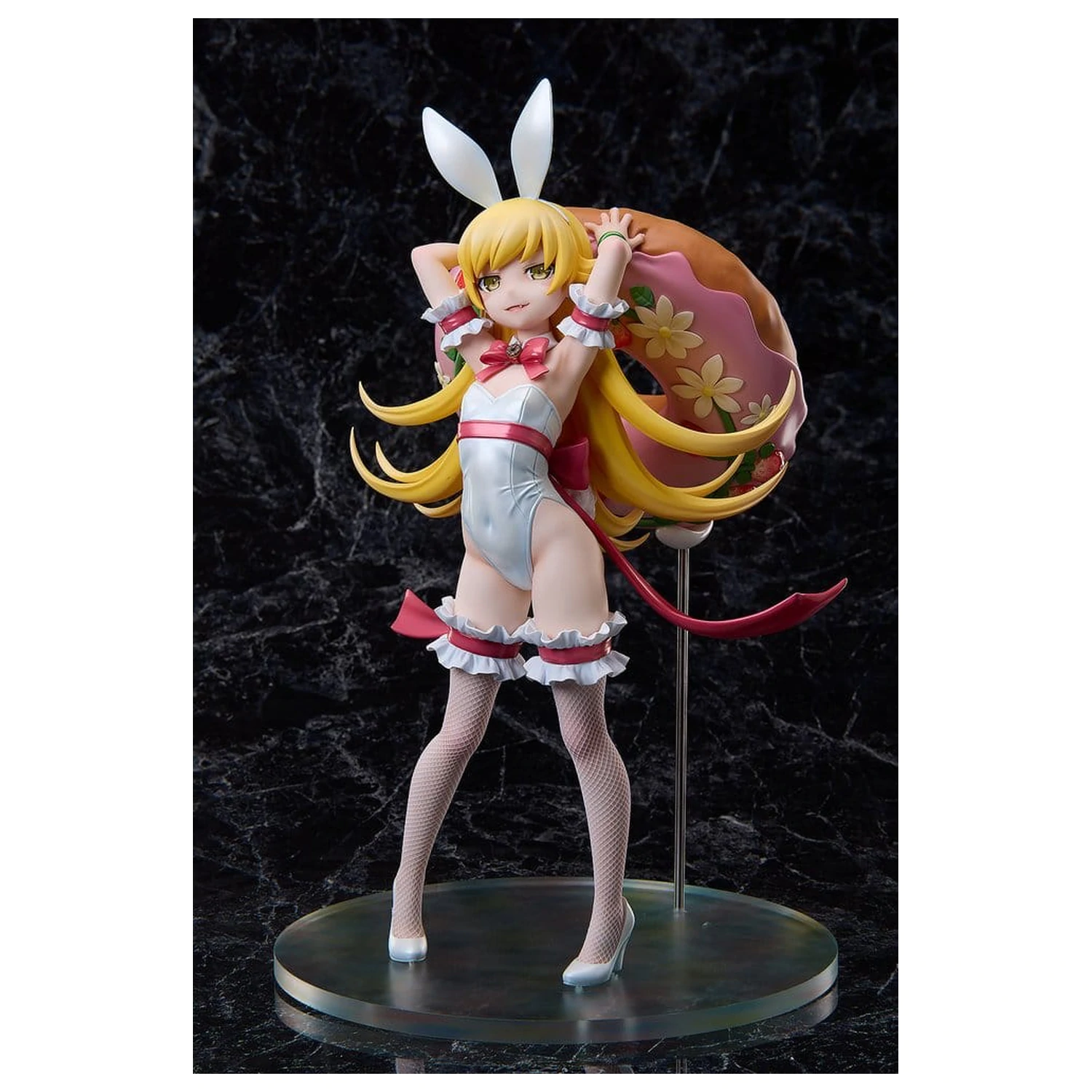 Monogatari Series PVC Statue 1/4 Shinobu Oshino White Bunny Ver. 35 cm    product photo