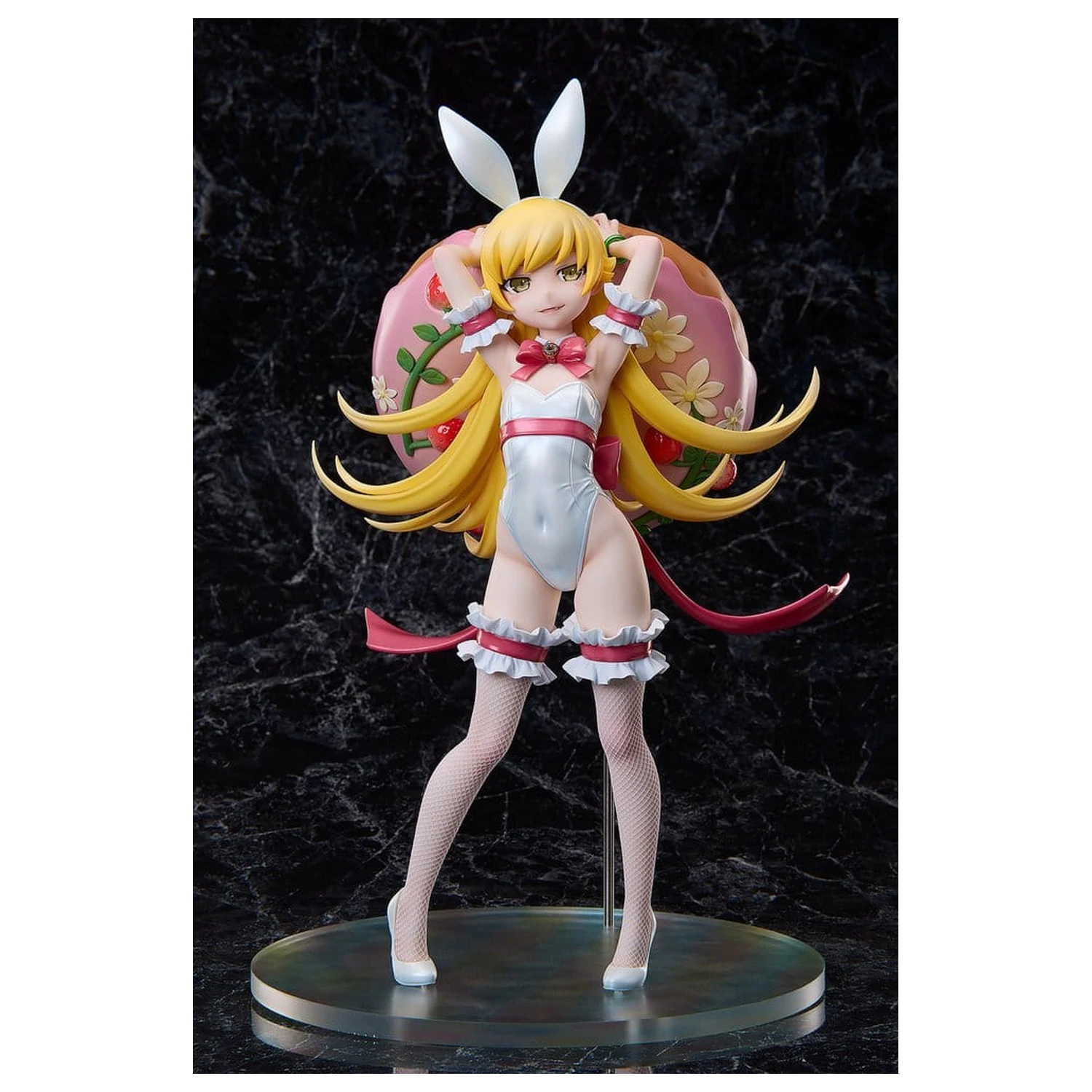 Monogatari Series PVC Statue 1/4 Shinobu Oshino White Bunny Ver. 35 cm    product photo