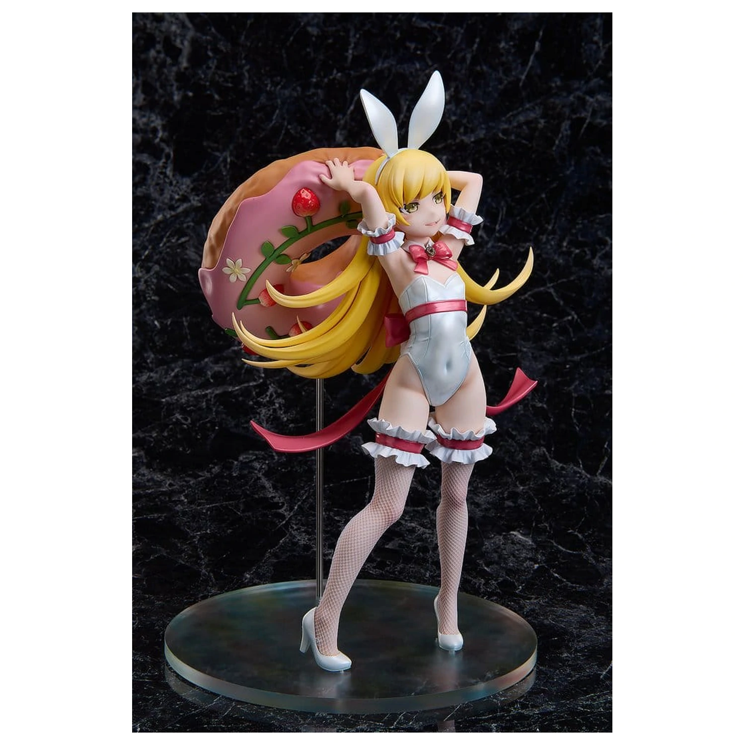 Monogatari Series PVC Statue 1/4 Shinobu Oshino White Bunny Ver. 35 cm    product photo