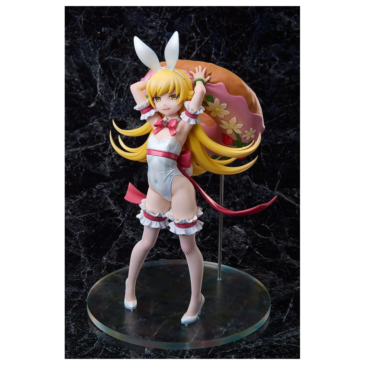 Monogatari Series PVC Statue 1/4 Shinobu Oshino White Bunny Ver. 35 cm    product photo