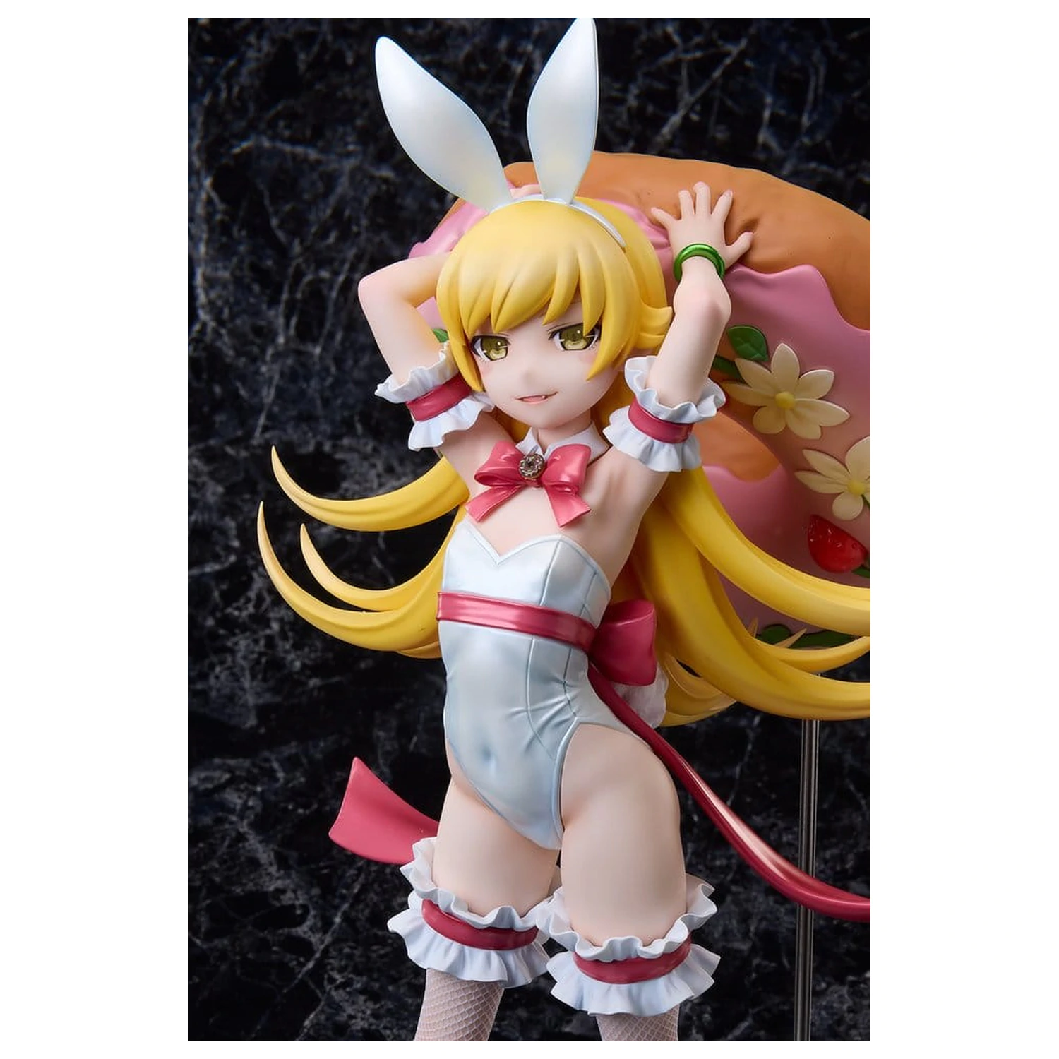 Monogatari Series PVC Statue 1/4 Shinobu Oshino White Bunny Ver. 35 cm    product photo