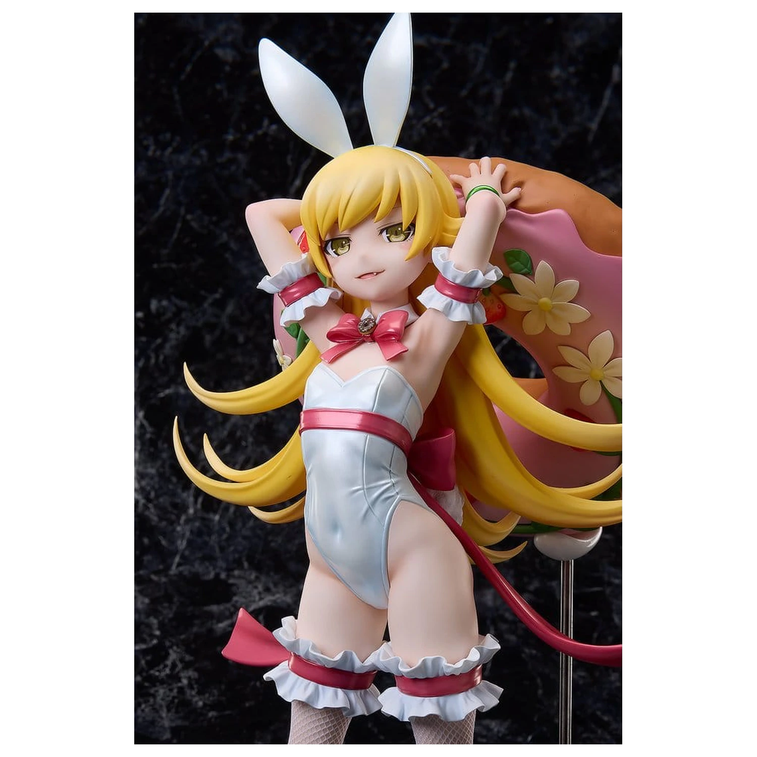 Monogatari Series PVC Statue 1/4 Shinobu Oshino White Bunny Ver. 35 cm    product photo