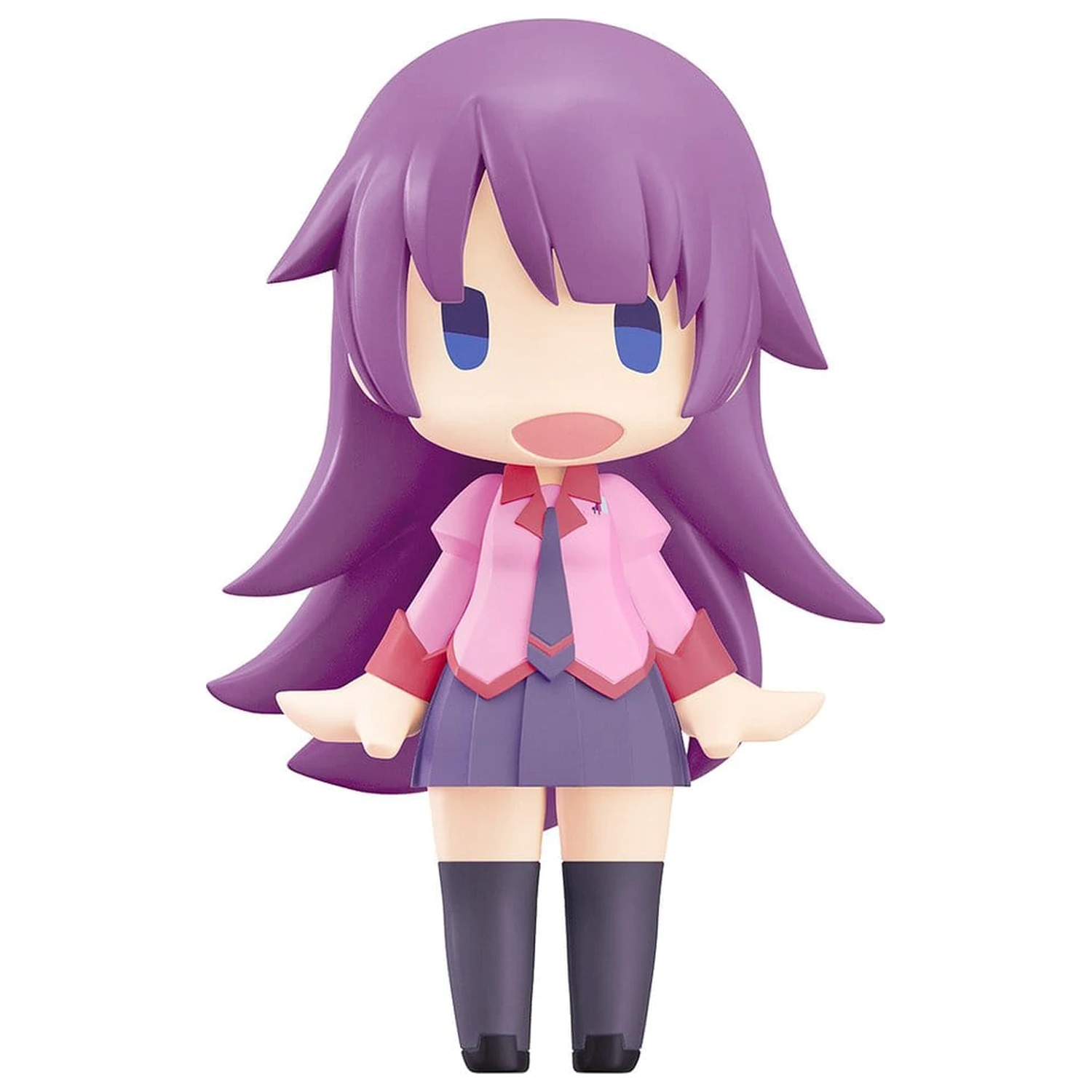 Monogatari Series HELLO! GOOD SMILE Action Figure Hitagi Senjyogahara 10 cm product photo