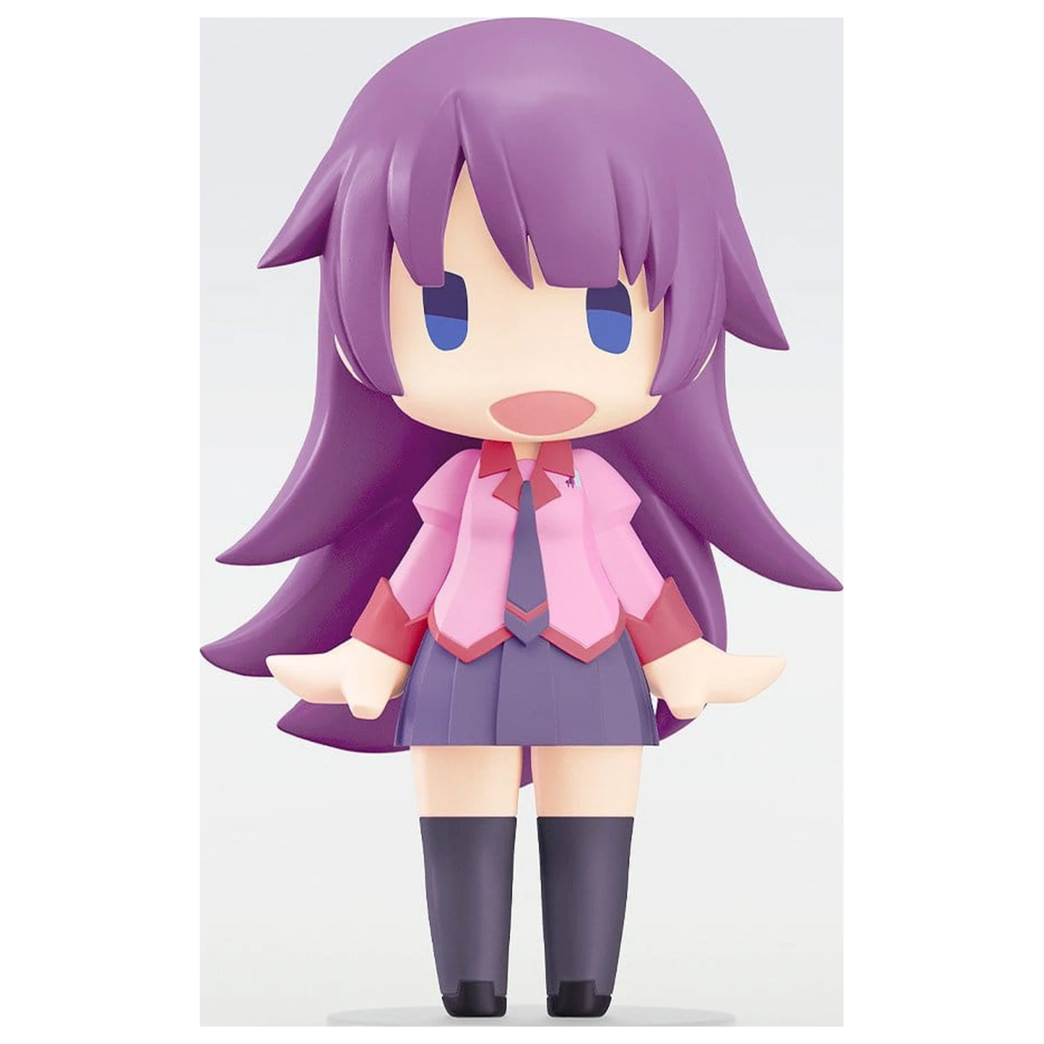 Monogatari Series HELLO! GOOD SMILE Action Figure Hitagi Senjyogahara 10 cm product photo