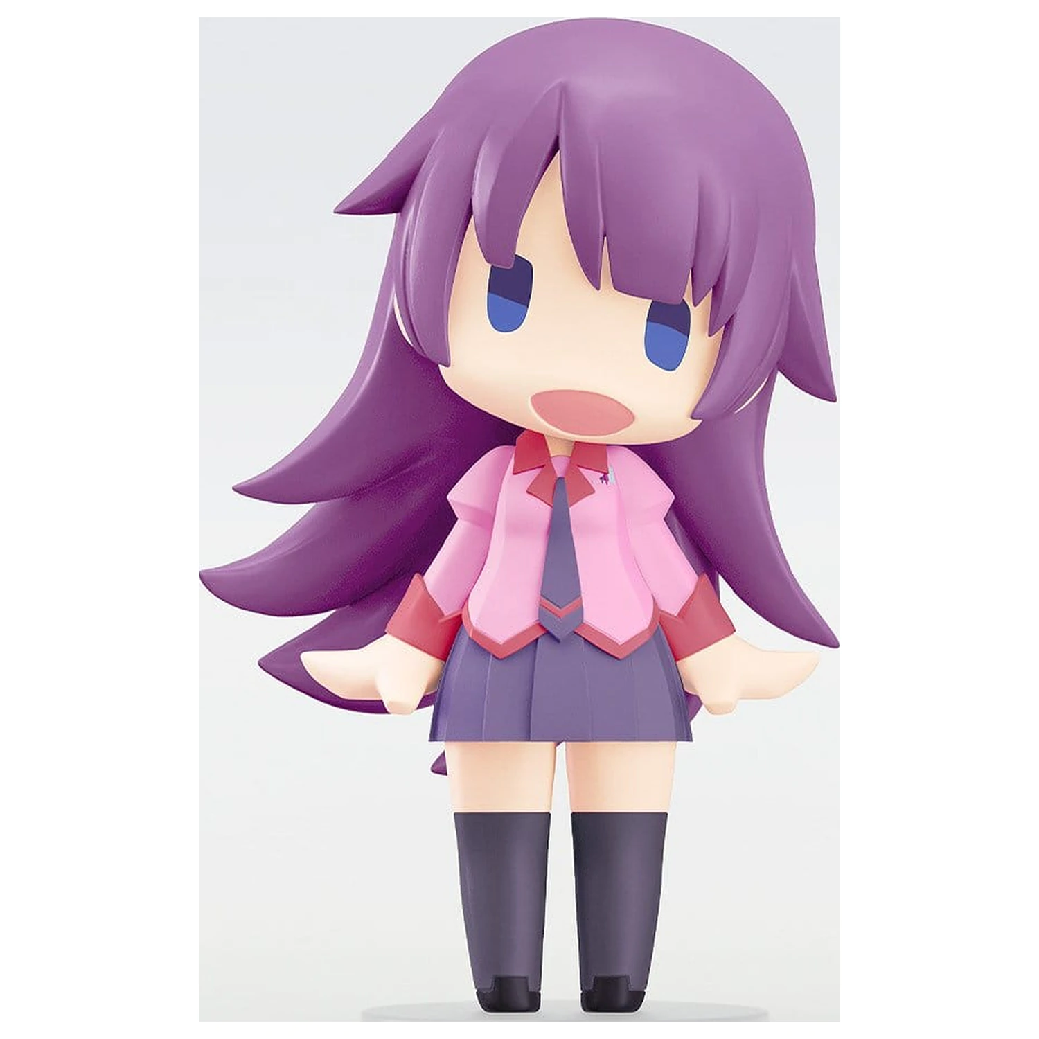 Monogatari Series HELLO! GOOD SMILE Action Figure Hitagi Senjyogahara 10 cm product photo