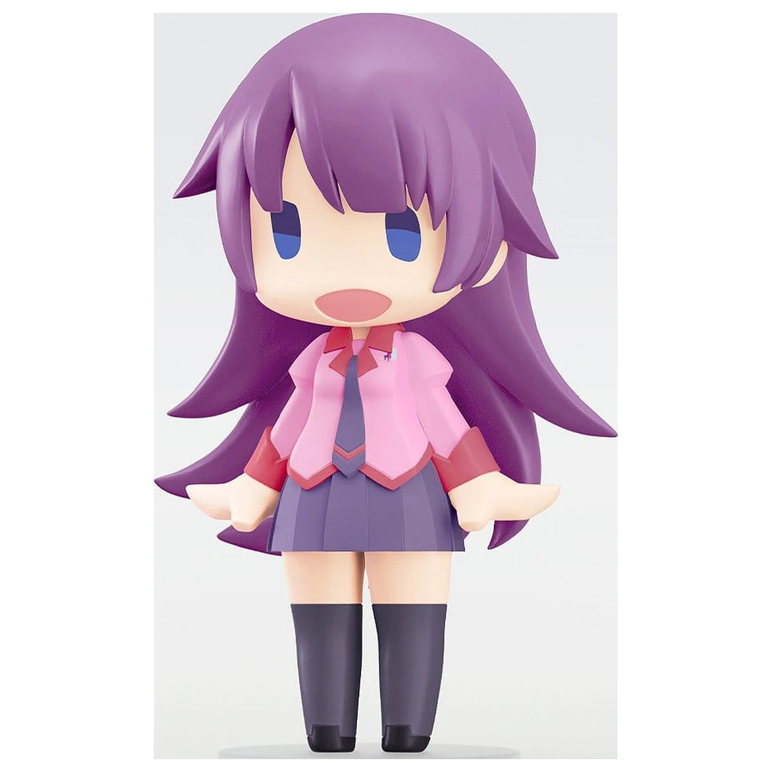 Monogatari Series HELLO! GOOD SMILE Action Figure Hitagi Senjyogahara 10 cm product photo