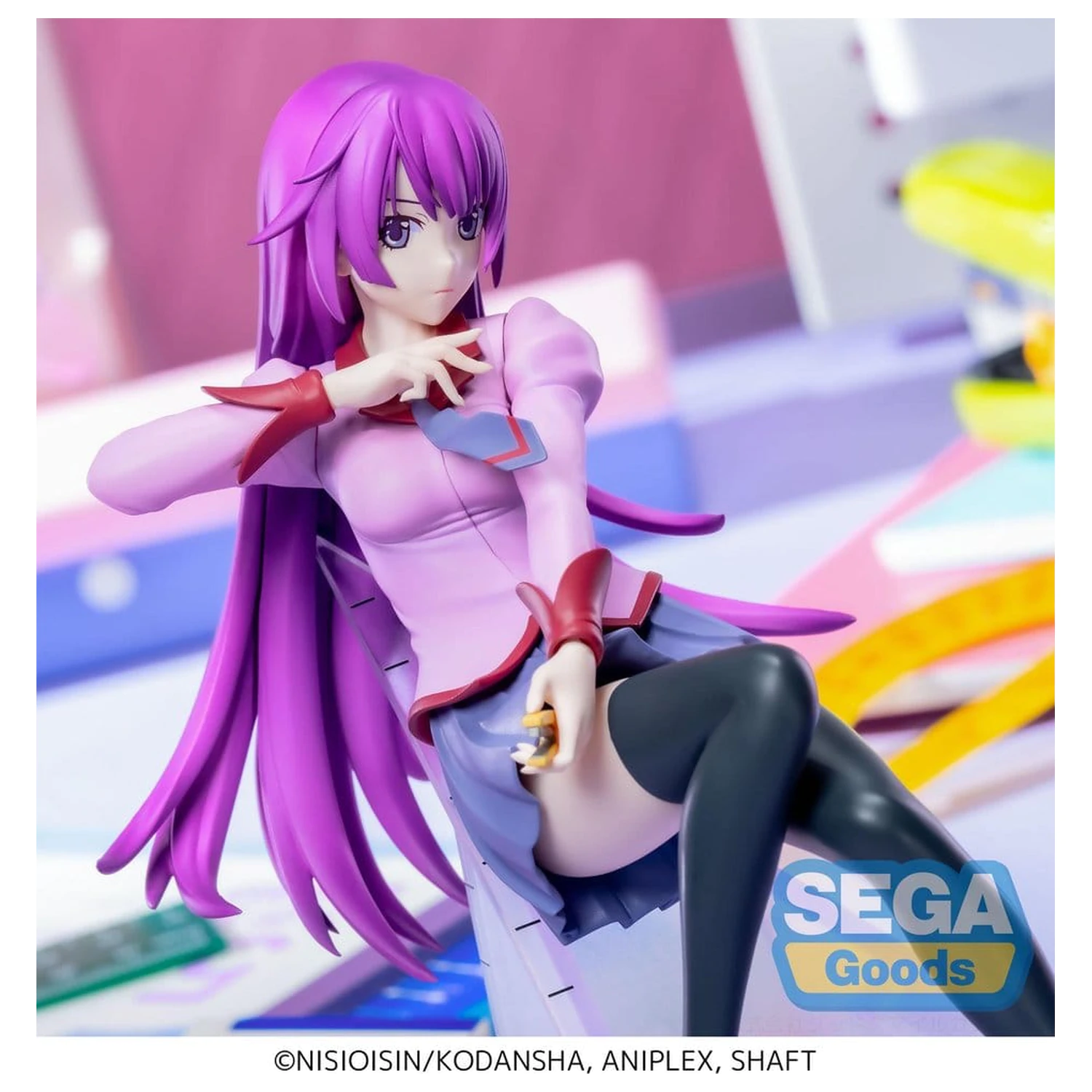 Monogatari Series Luminasta PVC Figure Hitagi Senjyogahara 19 cm product photo