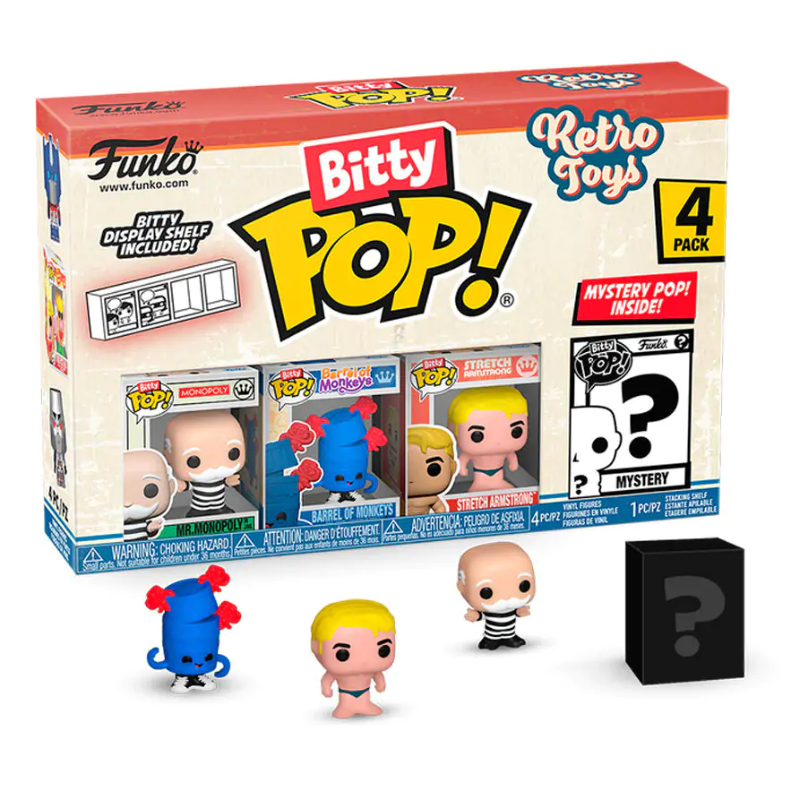 Monopoly Bitty Funko POP! Vinyl Figure 4-Pack 2,5 cm termékfotó