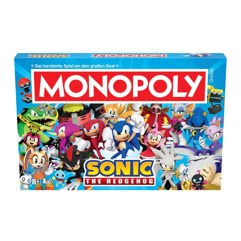 Monopoly Board Game Sonic the Hedgehog *German Version* product photo