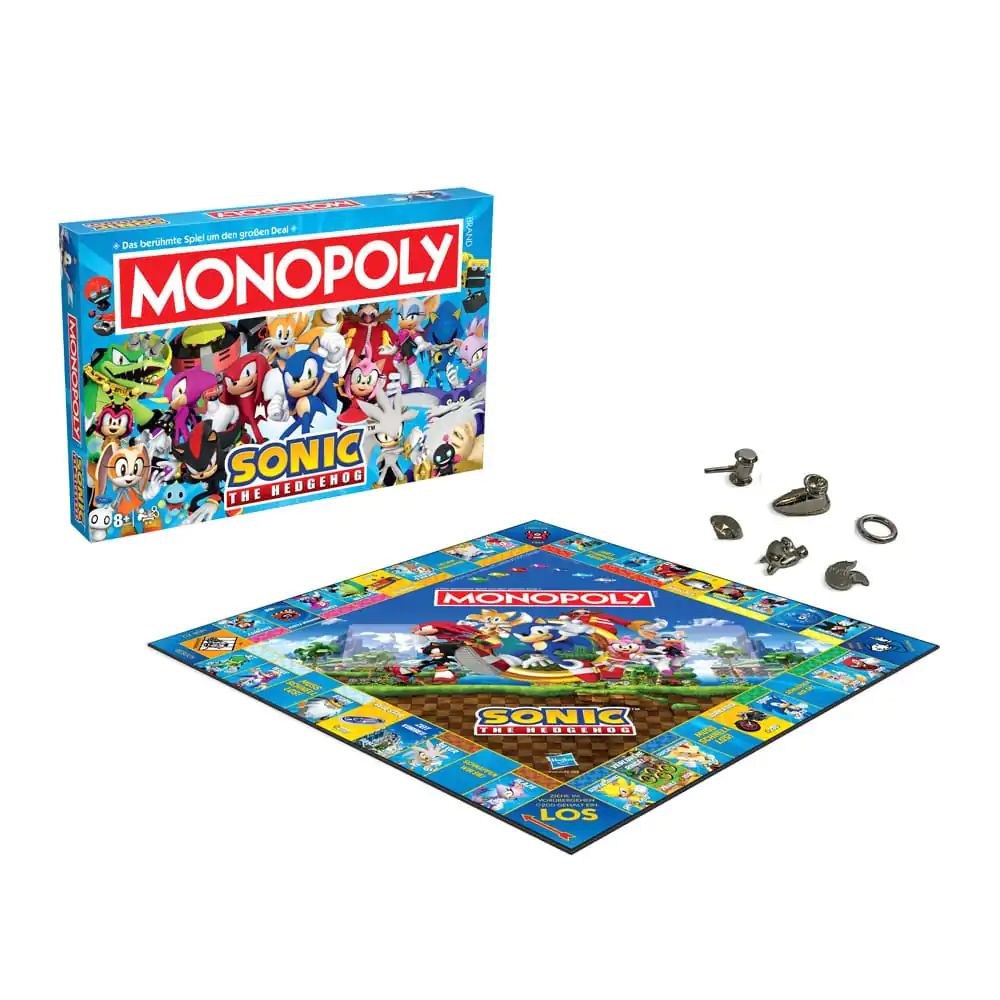 Monopoly Board Game Sonic the Hedgehog *German Version* termékfotó