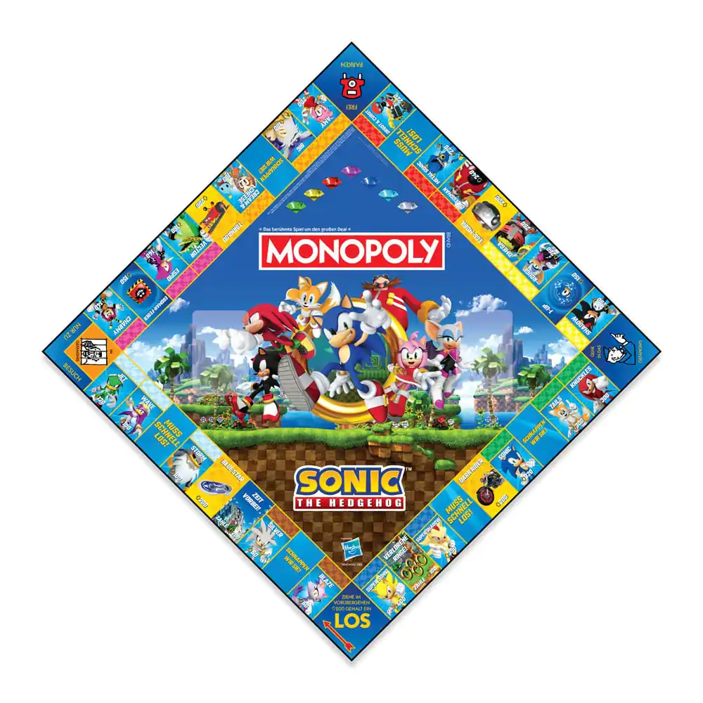 Monopoly Board Game Sonic the Hedgehog *German Version* product photo