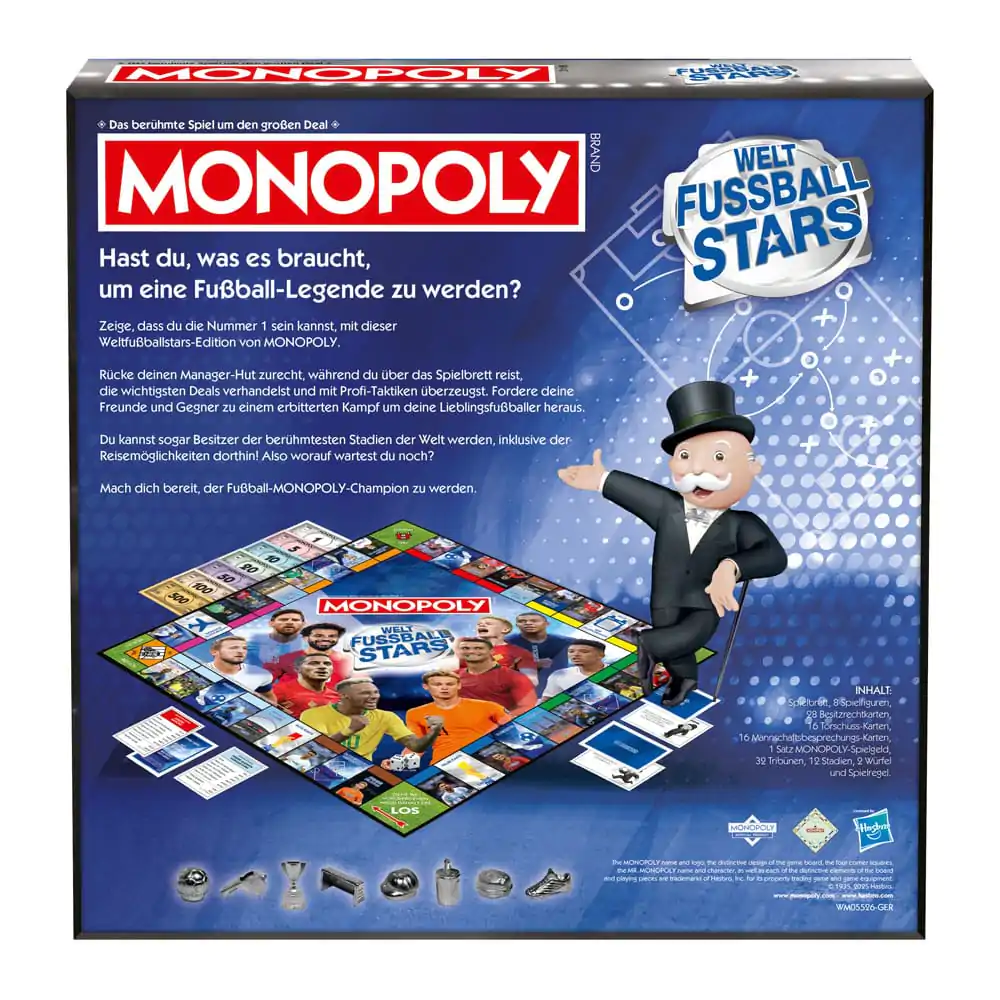 Monopoly Board Game Weltfussballstars *German Version* product photo