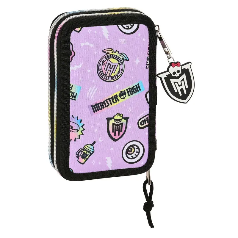 Monster High Best Boos double pencil case 28pcs product photo