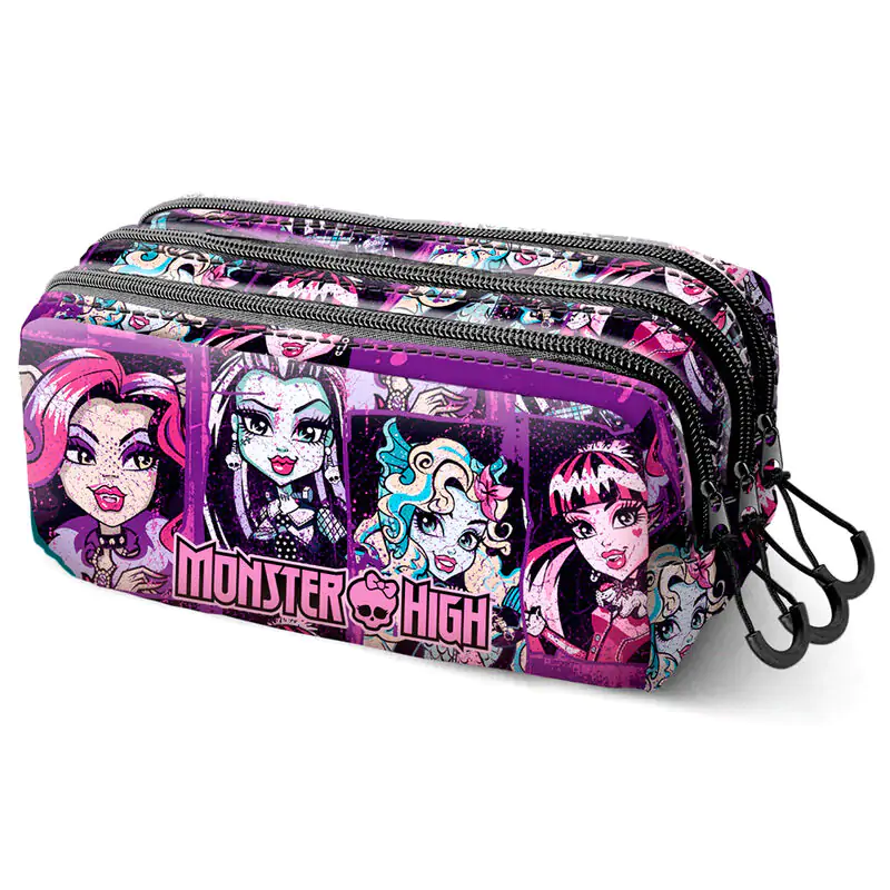 Monster High Chibi triple pencil case product photo