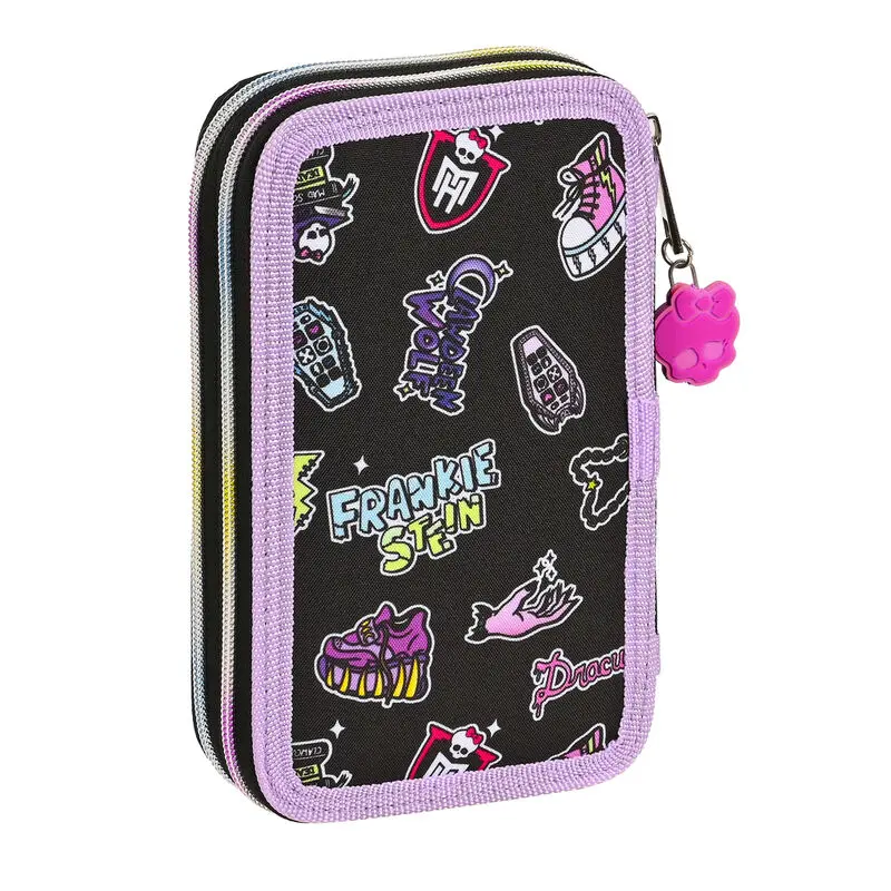 Monster High Creep double pencil case 28pcs product photo