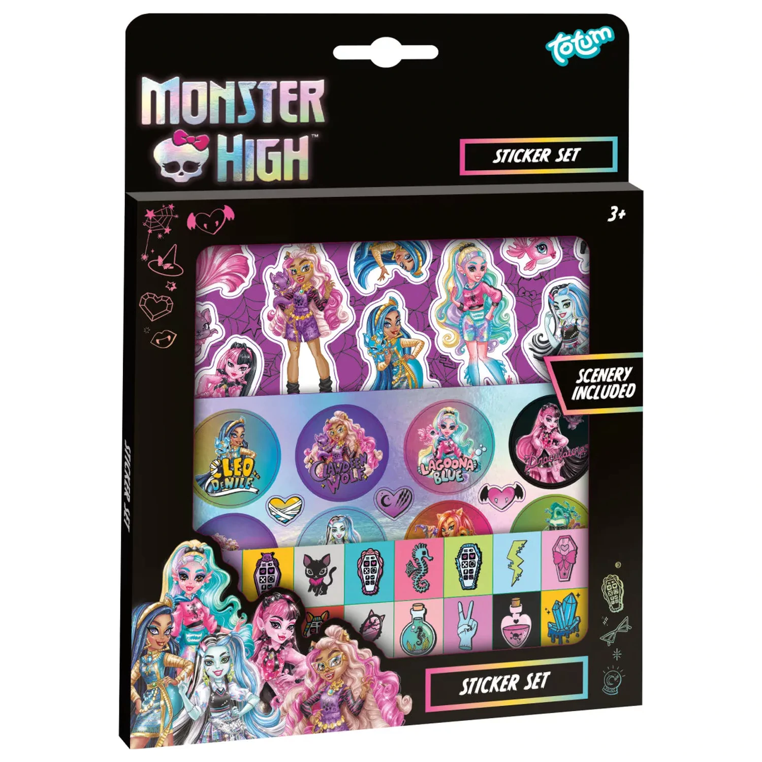 Monster High Dark Sticker Set product photo