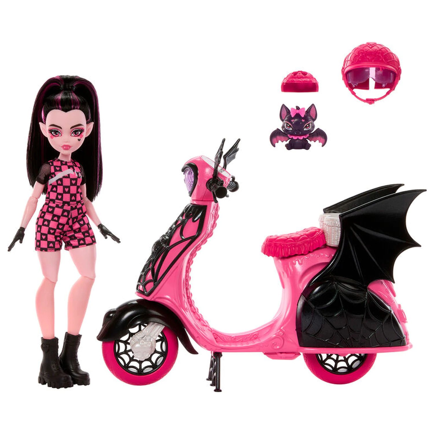 Monster High Draculaura and Scooter doll product photo