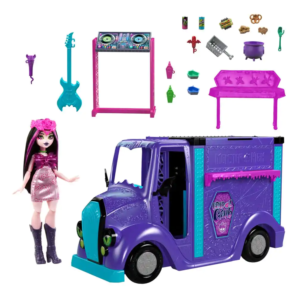 Monster High Playset Fangtastic Rockin' Food Truck termékfotó