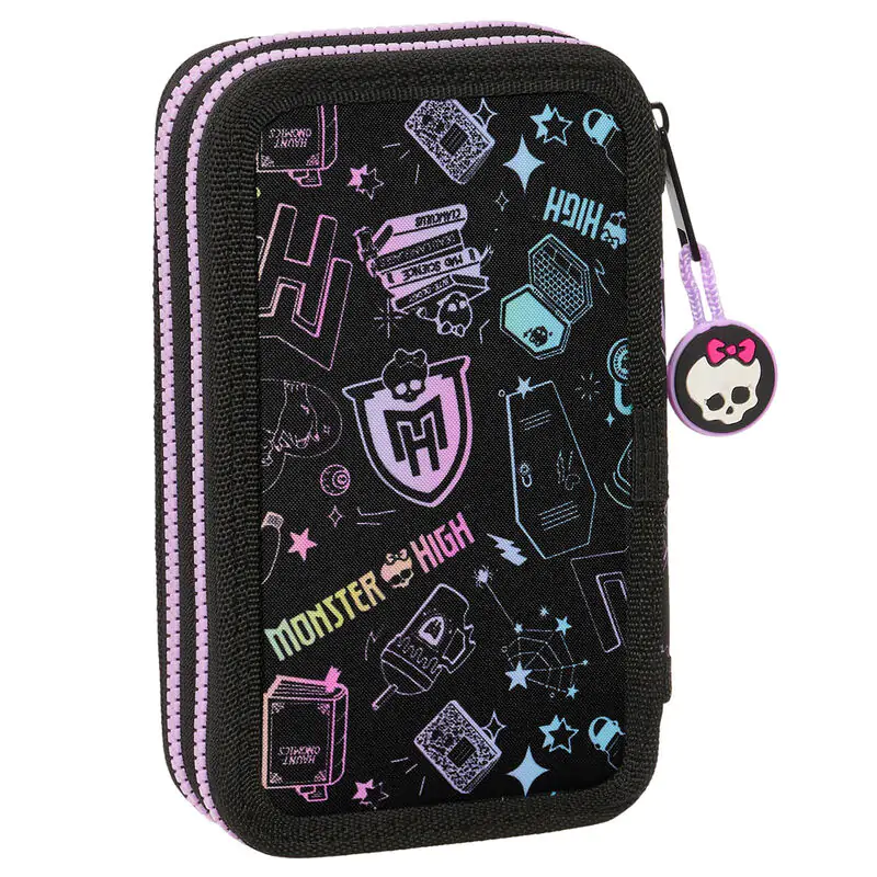 Monster High Fantastic double pencil case 28pcs product photo