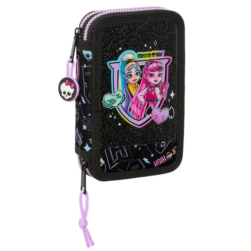 Monster High Fantastic double pencil case 28pcs product photo