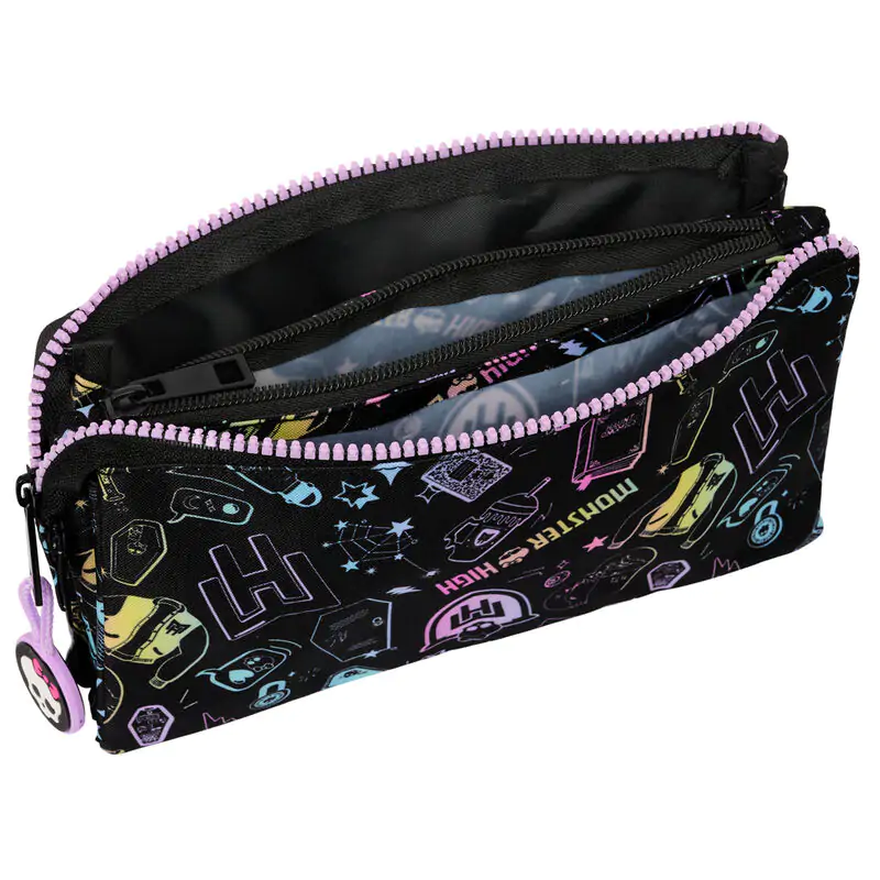 Monster High Fantastic triple pencil case product photo