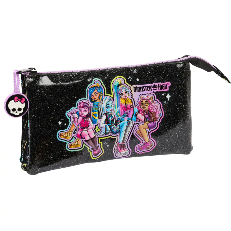 Monster High Fantastic triple pencil case product photo