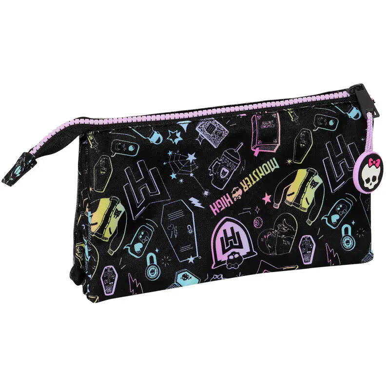 Monster High Fantastic triple pencil case product photo