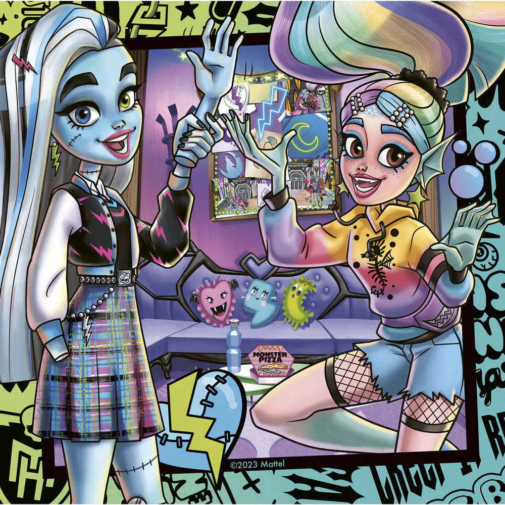 Monster High puzzle 3x49pcs product photo