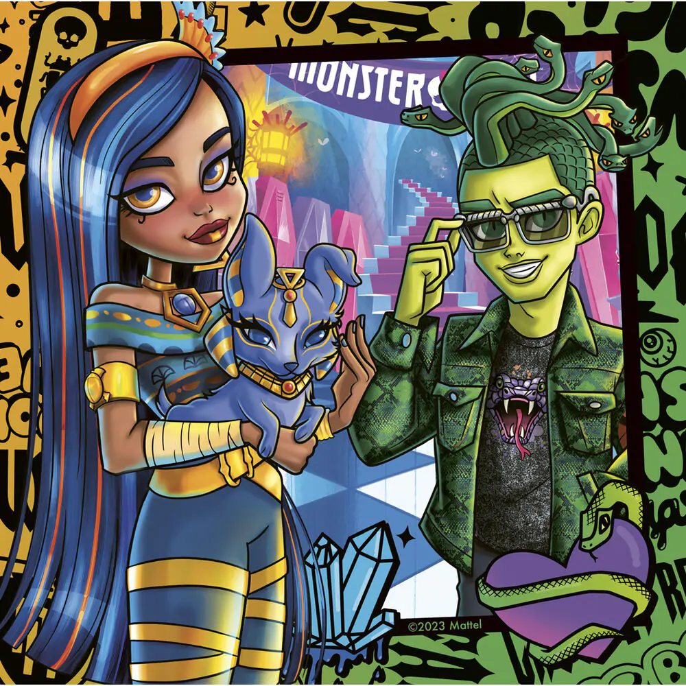 Monster High puzzle 3x49pcs product photo