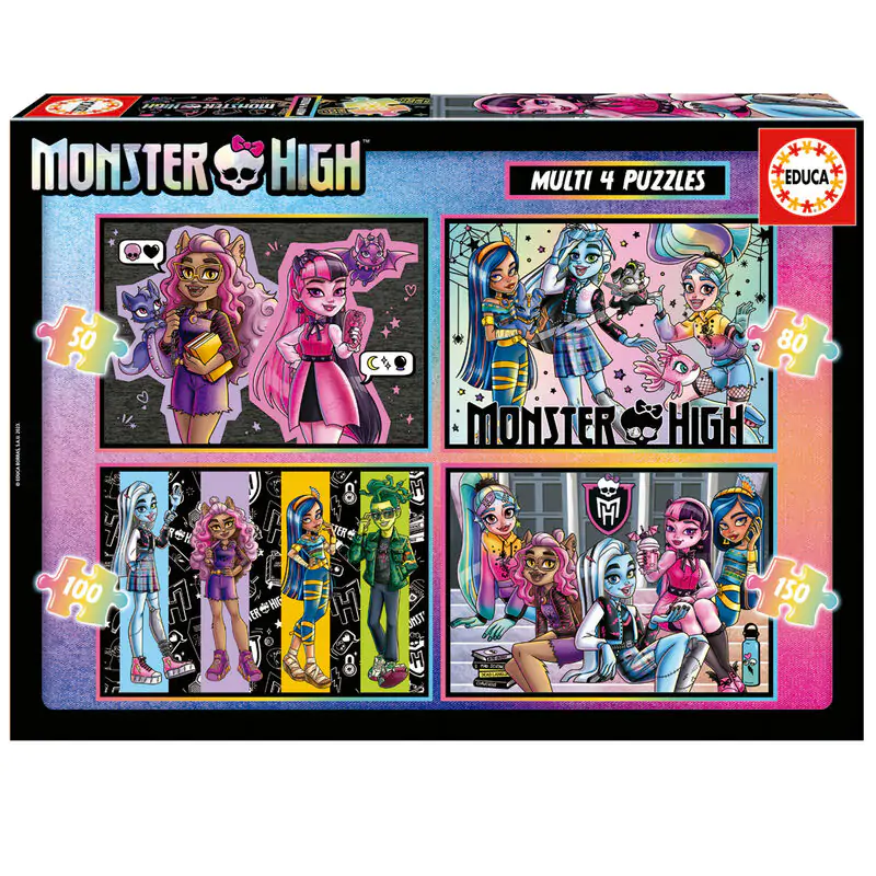 Monster High puzzle Multi 50-80-100-150pcs termékfotó