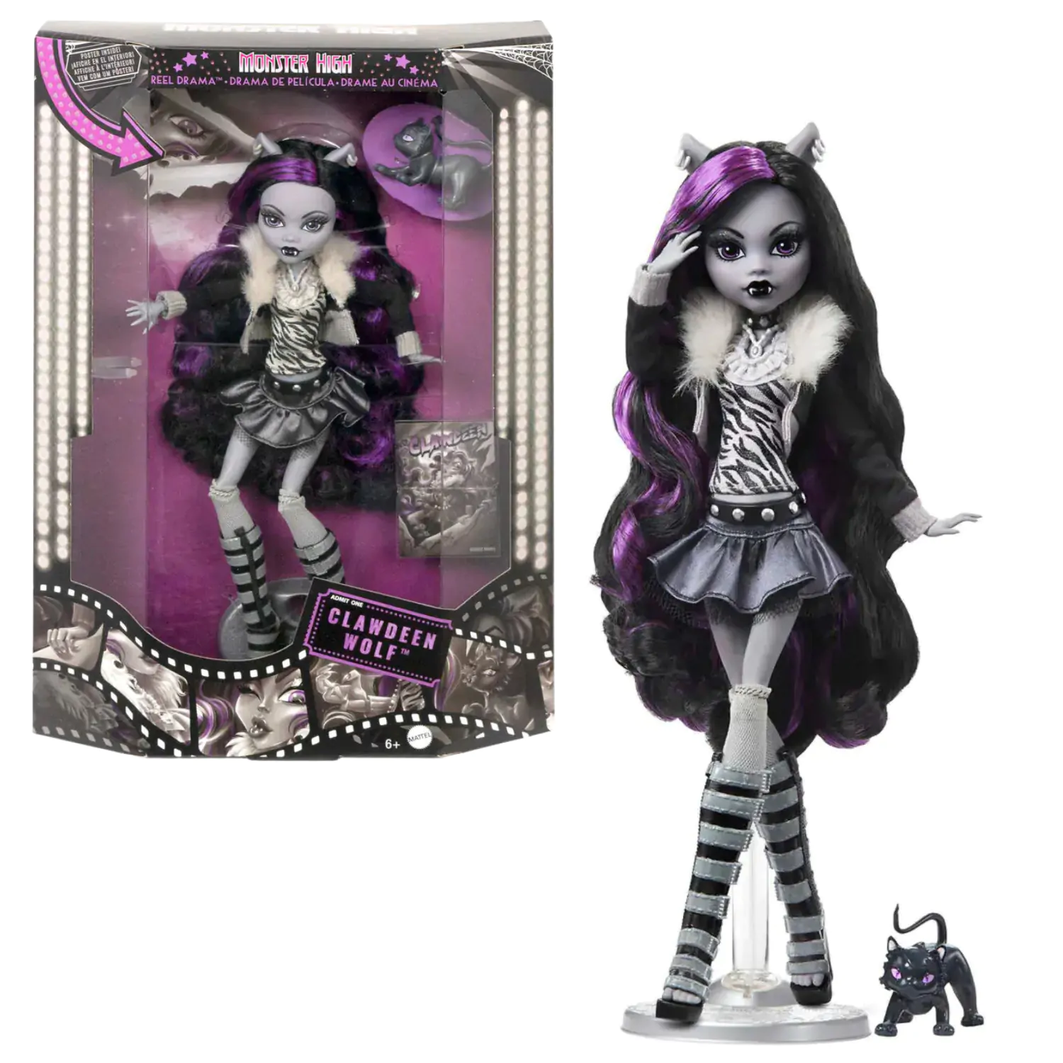 Monster High Reel Drama doll pack product photo