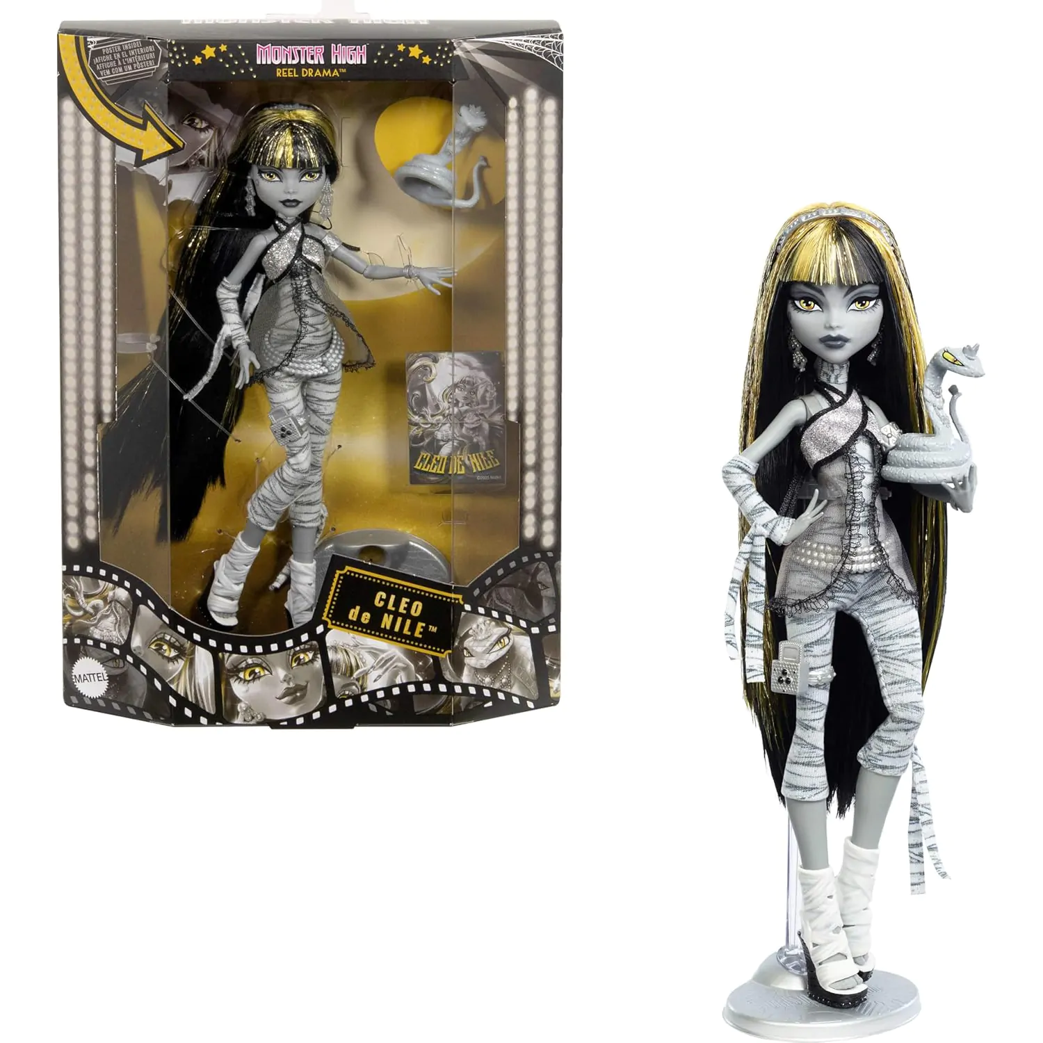 Monster High Reel Drama Cleo doll product photo