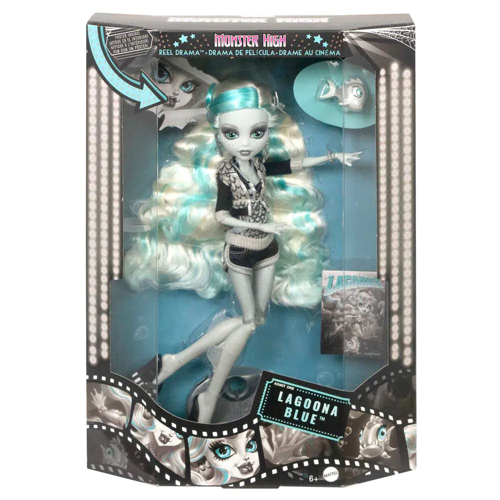 Monster High Reel Drama Lagoona Blue doll product photo