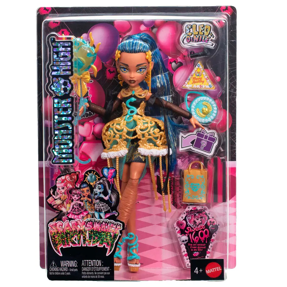 Monster High Scary Sweet Birthday 1600 Cleo De Nile doll product photo