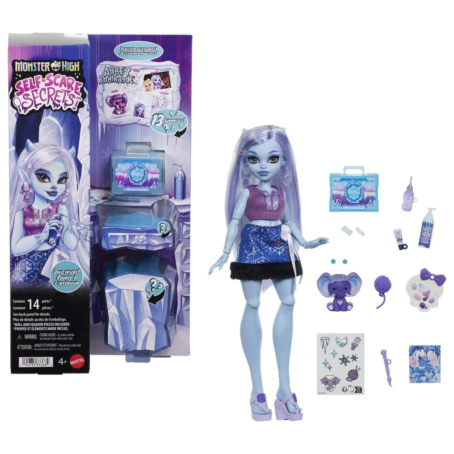 Monster High Self-Scare Secrets Doll Abbey Bominable product photo