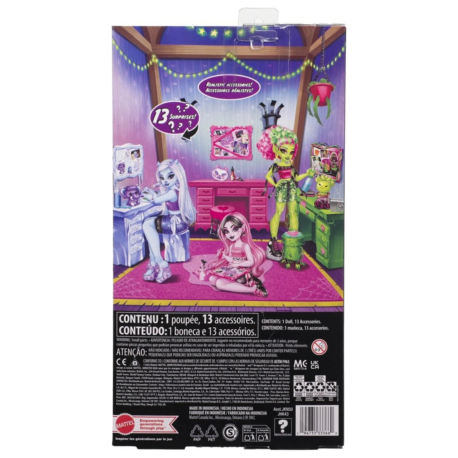 Monster High Self-Scare Secrets Doll Draculaura product photo