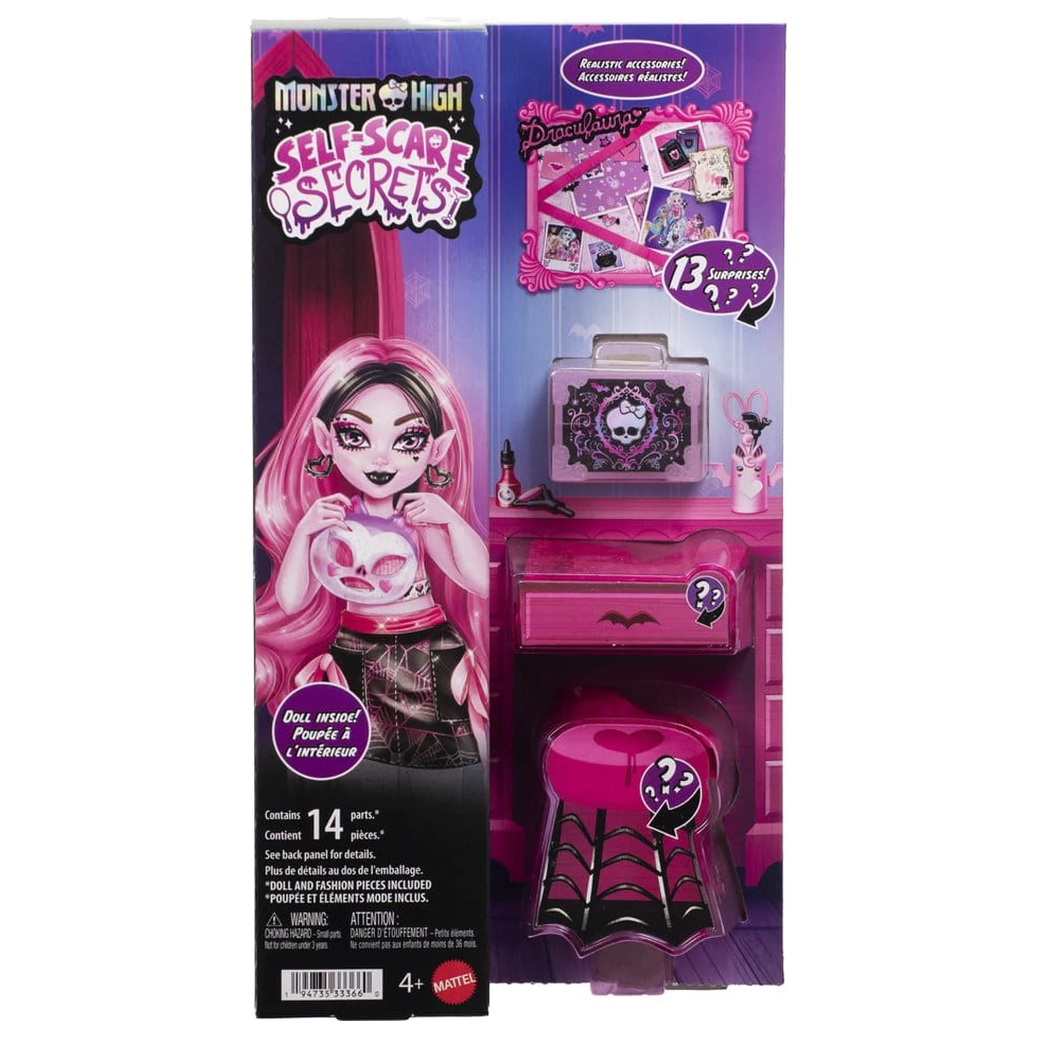 Monster High Self-Scare Secrets Doll Draculaura product photo