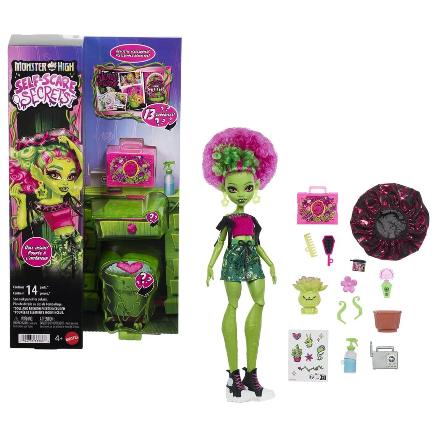 Monster High Self-Scare Secrets Doll Venus McFlytrap product photo