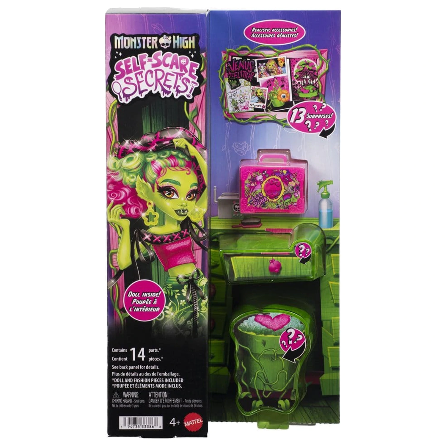 Monster High Self-Scare Secrets Doll Venus McFlytrap product photo