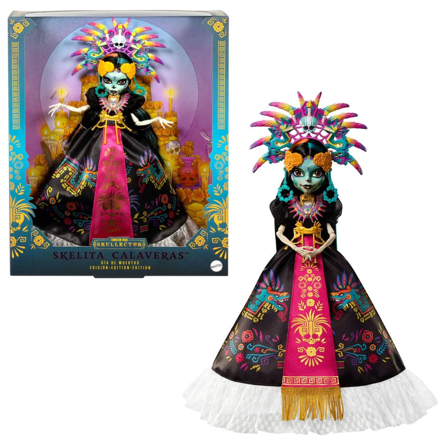 Monster High Skullector Doll Skelita Calaveras Día de Muertos Edition 32 cm product photo