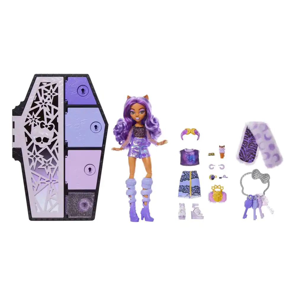 Monster High Skulltimate Secrets: Fearidescent Doll Clawdeen Wolf 25 cm product photo