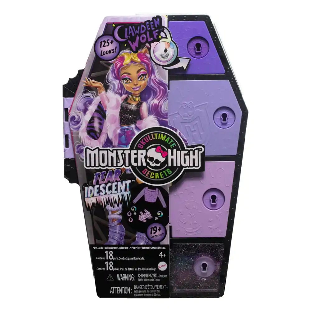 Monster High Skulltimate Secrets: Fearidescent Doll Clawdeen Wolf 25 cm product photo