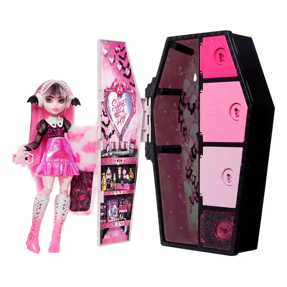 Monster High Skulltimate Secrets: Fearidescent Doll Draculaura 25 cm product photo