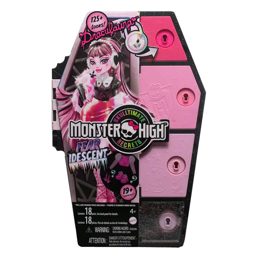 Monster High Skulltimate Secrets: Fearidescent Doll Draculaura 25 cm product photo