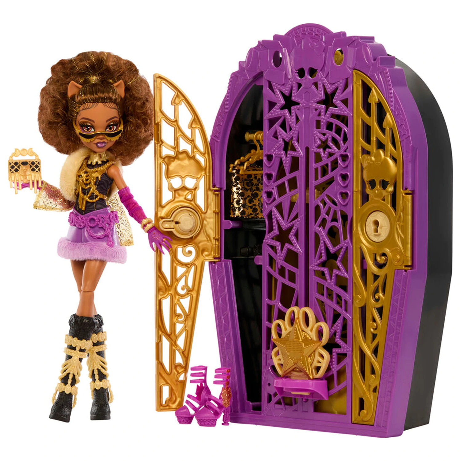 Monster High Skulltimate Secrets Hauntlywood Mysteries Clawdeen doll product photo