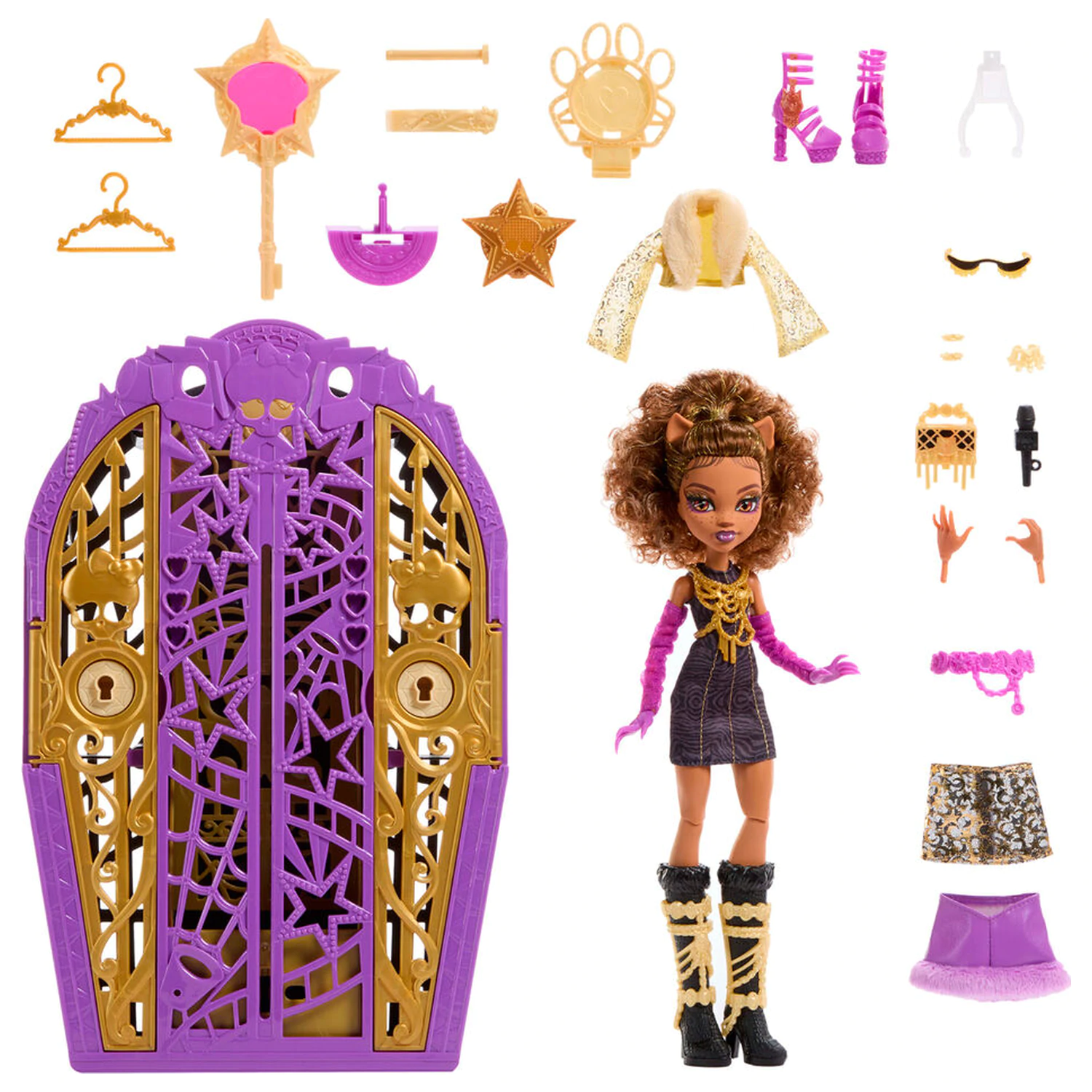 Monster High Skulltimate Secrets Hauntlywood Mysteries Clawdeen doll product photo